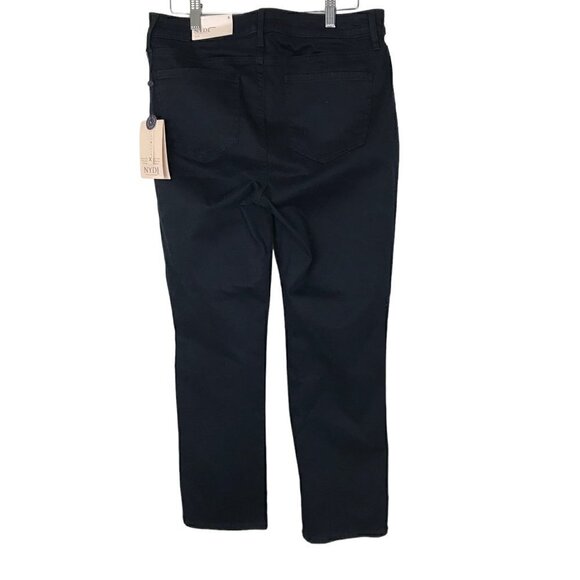 NWT NYDJ Sherri Slim Black High Rise 5 Pocket Jeans Size 8 - Picture 7 of 10